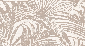 Papel pintado monocromo con hojas de la selva