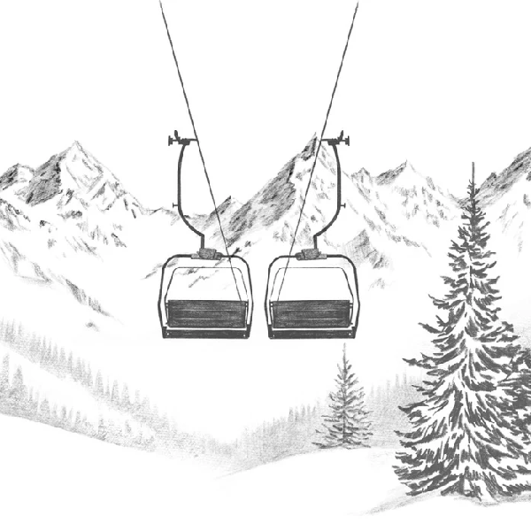 Papel pintado de inmersión alpina