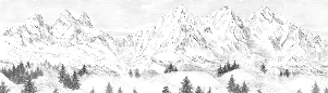 Papier peint Aiguilles d'Arves, XXL, tendance