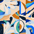 Papier peint abstrait vibrant - Muralconcept