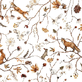 Papel pintado infantil «Aventura en el bosque»