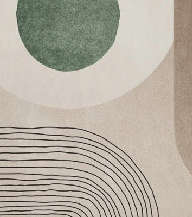 Papel pintado con boceto geométrico de arco