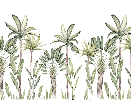 Papier peint tropical aquarelle, XXL, tendance