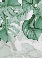 Papel pintado Large Leaf & Scandinave