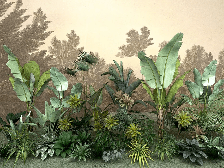 Papel pintado Selva indonesia