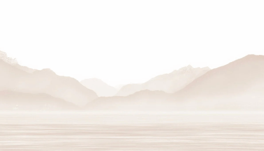 Papel pintado Annecy y su tranquilo lago beige