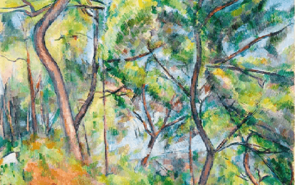 Papier peint forêt de pins - Paul Cézanne, XXL, tendance