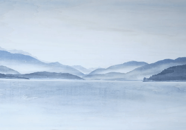 Papel pintado Annecy | Les Bleus du Lac®
