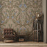 Papier peint anse de fleurs, mural concept, tendance