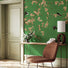 Papier peint branches fleuries, mural concept, tendance