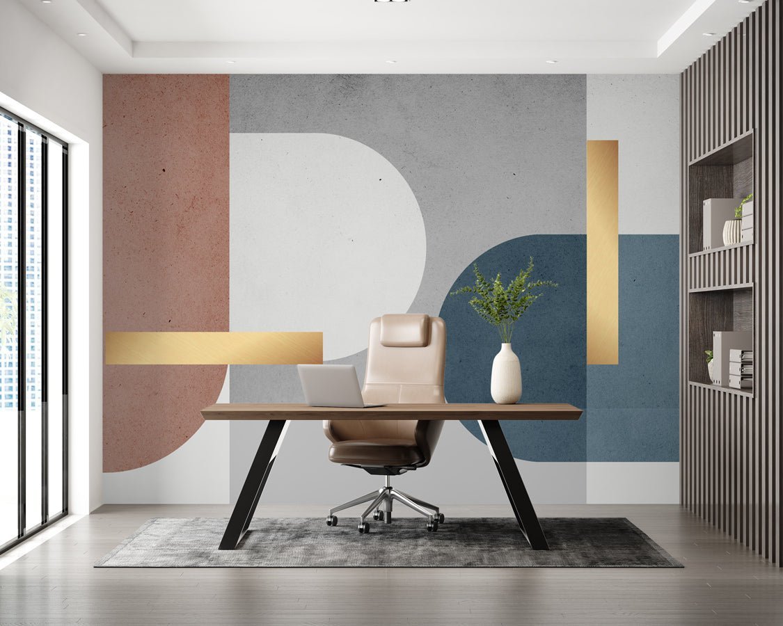 Papier peint ciment graphique, XXL, tendance