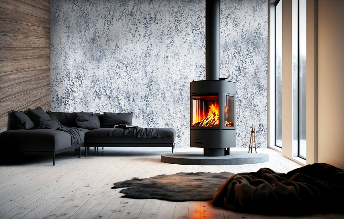 Papel pintado Bosque brumoso Alpine design