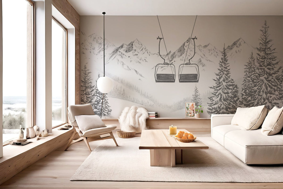 Papel pintado inmersión Alpine
