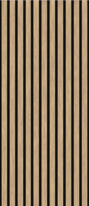 Papel pintado listones de madera efecto roble fondo negro A110cm x A255cm