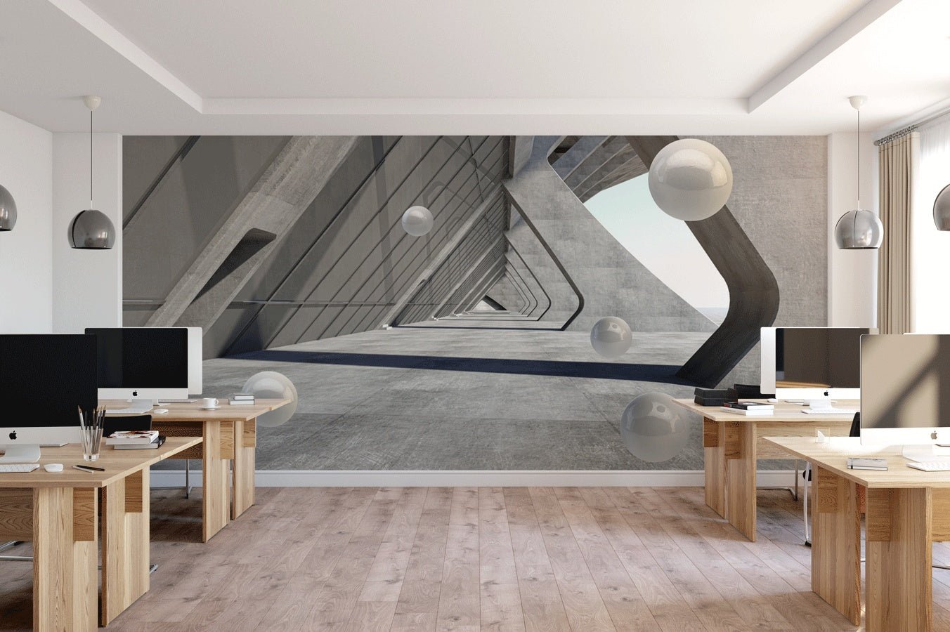 Papier peint 3D industriel et trompe l'oeil - Muralconceptpapier_peint_sur_mesure