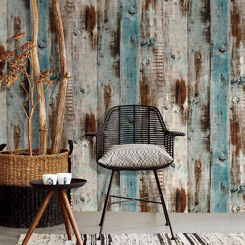 Papel tapiz vintage de madera