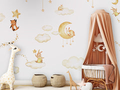Papel pintado panorámico para la habitación del bebé