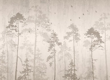 Papel pintado Bosque otoñal