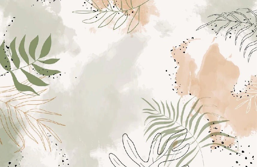 Papel pintado acuarela panorámica
