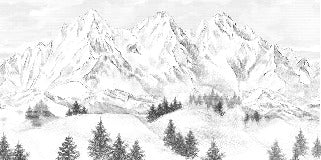 Papel pintado de la montaña de Chamonix