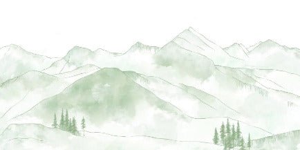 Papel pintado Aravis verde claro