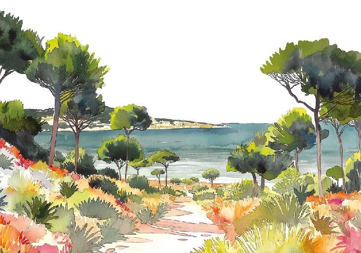 Papel pintado panorámico de verano