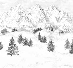 Papel pintado de la montaña de Chamonix