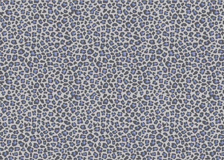 Papel pintado Leopardo azul