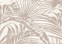 Papel pintado Hoja de selva monocromo