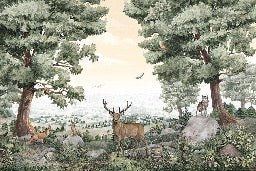 Papier peint vie des animaux