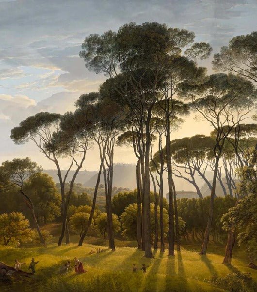 Papel pintado hall historical landscape Italia
