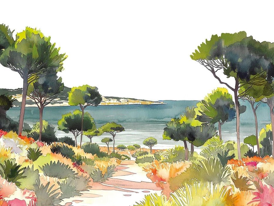 Papel pintado panorámico de verano