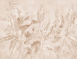 Elegante papel pintado selva polvorienta