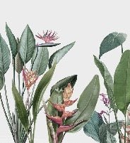 Papel pintado panorámico Plantas tropicales