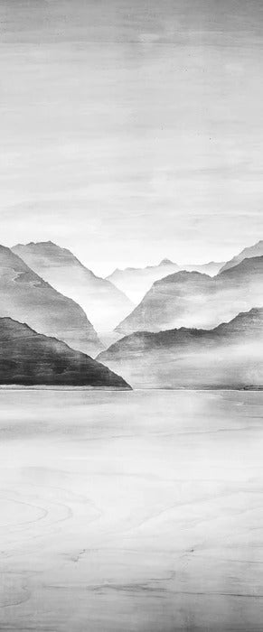Papier Peint Sommets d’Argent | Les Bleus du Lac®
