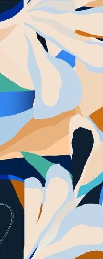 Papier peint abstrait vibrant, XXL, tendance