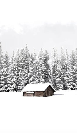 Papel pintado Chalet panorámico de montaña