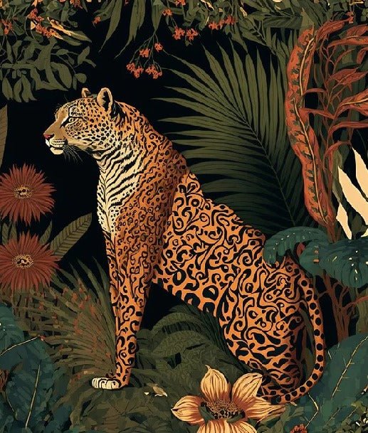Papel pintado Tigre exótico