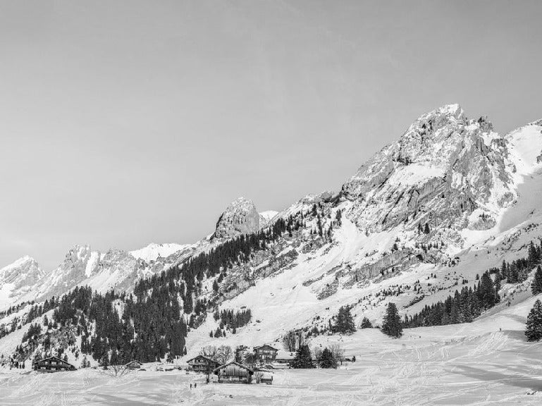 Papel pintado Chalet alpino panorámico