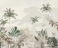 Papel pintado Selva panorámica Green Eden
