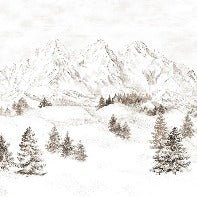 Papel pintado Montaña de los Alpes