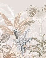 Papel pintado Panorámica de la jungla de terracota