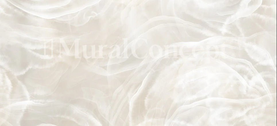 Papel pintado de mármol marfil