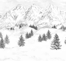 Papel pintado de la montaña de Chamonix