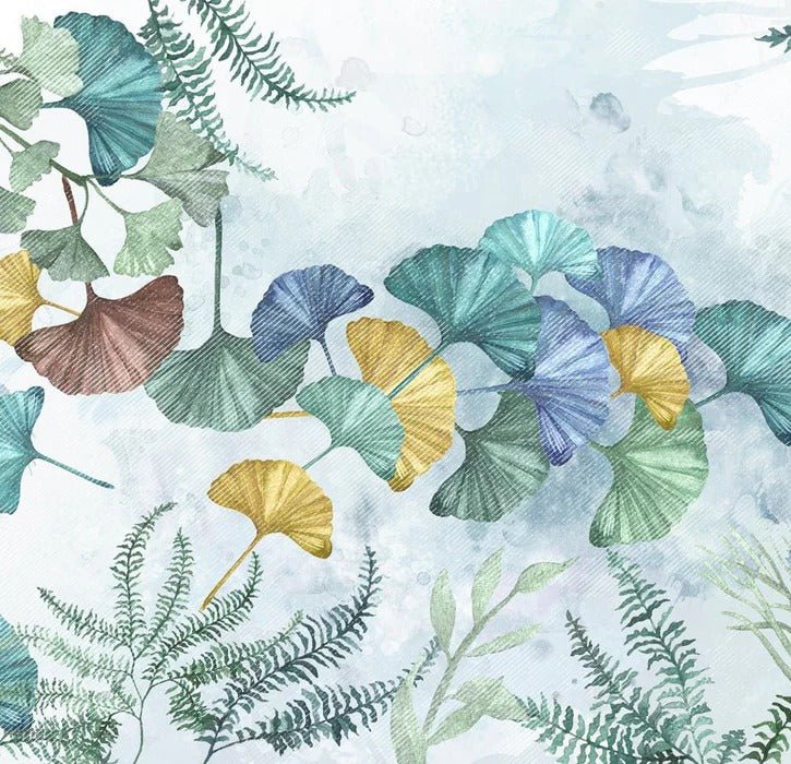 Papel pintado panoramico ginkgo biloba japon