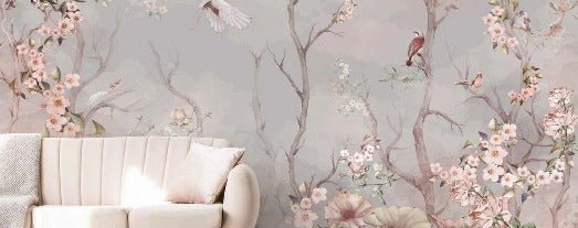 Papel pintado panorámico de primavera