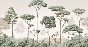 Papel pintado Brisa de pinar