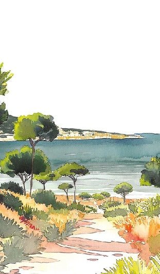 Papel pintado panorámico de verano