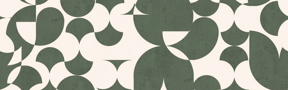 Papel pintado gráfico retro para restaurantes