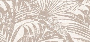 Papel pintado Hoja de selva monocromo